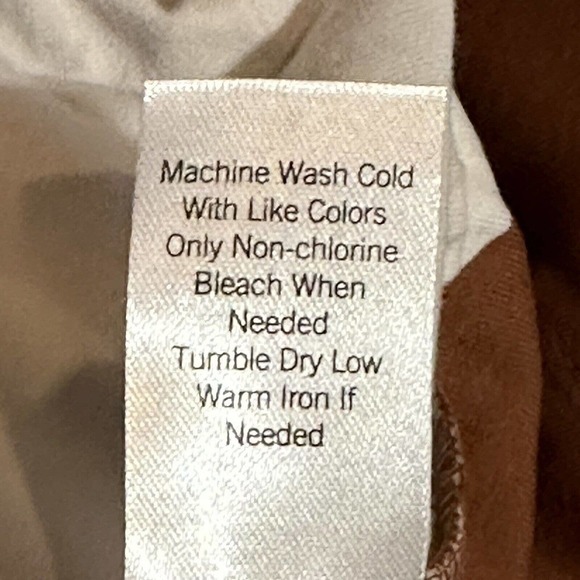 So Brown with Cream Polka Dots Ruffle Hem Adjustable Length Mini Skirt Sz XS NWT - Picture 6 of 7